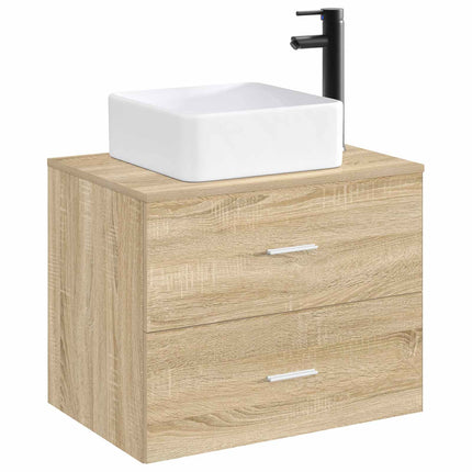 Tvättställ för badrum Matte Svart 36,5 x 36,5 x 13 cm Metall