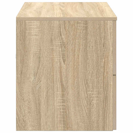 Väggmonterat Badrumsskåp Sonoma-ek 62,5 x 44,5 x 50 cm