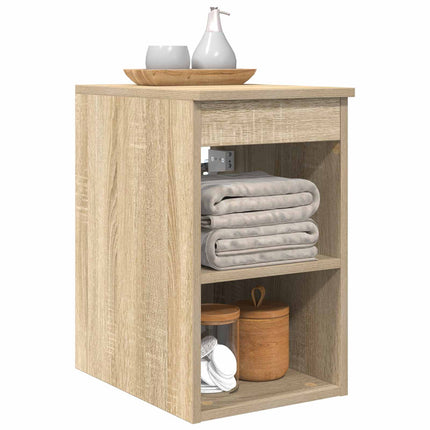 Badrumsskåp Mellan Sonoma-ek 30 x 41 x 50 cm Konstruerat trä