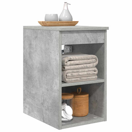 Badrumsskåp Mellan Betonggrå 30 x 41 x 50 cm Konstruerat trä