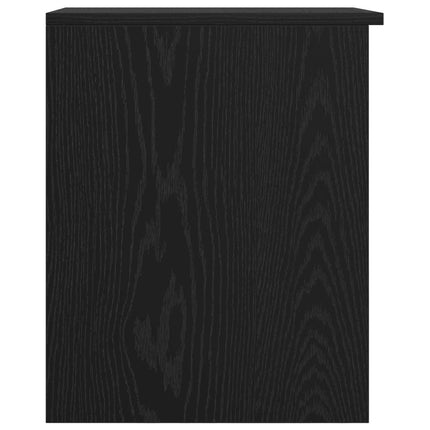 Badrumsskåp Mellan Svart ek 30 x 44,5 x 50 cm Konstruerat trä