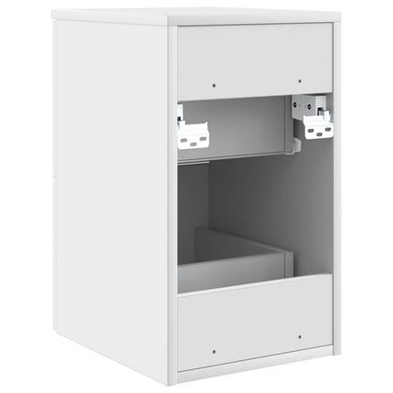 Badrumsskåp Mellan Vit 30 x 35 x 50 cm Konstruerat trä