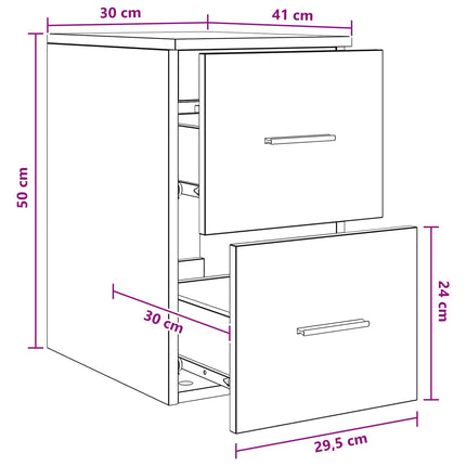 Badrumsskåp Mellan Gammalt trä 30 x 41 x 50 cm Konstruerat trä