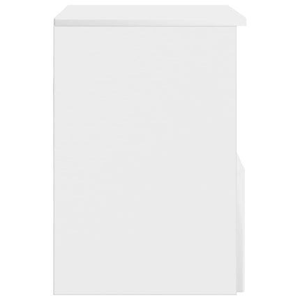 Badrumsskåp Vit högglans 30 x 44,5 x 50 cm Konstruerat trä