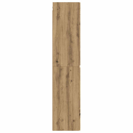 Väggmonterat Badrumsskåp Artisan-ek 33 x 34,5 x 160 cm