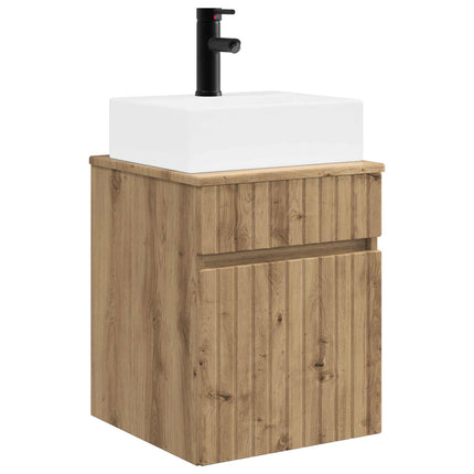 Väggmonterad Handfat Vanity Artisan-ek 39 x 41 x 62,5 cm