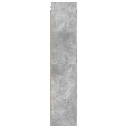 Väggmonterat Badrumsskåp Betonggrå 33 x 34,5 x 160 cm