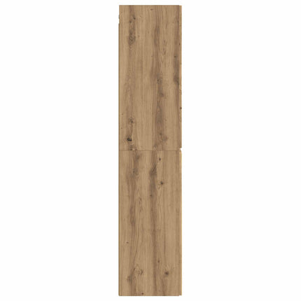 Väggmonterat Badrumsskåp Artisan-ek 33 x 34,5 x 160 cm