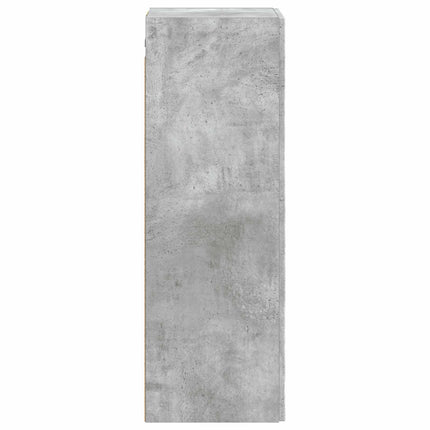 Väggmonterat Badrumsskåp Betonggrå 33 x 34,5 x 60 cm