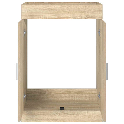 Badrum Under Diskbänk Skåp Sonoma-ek 56 x 37,5 x 81 cm