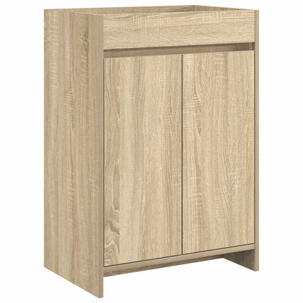 Badrum Under Diskbänk Skåp Sonoma-ek 56 x 37,5 x 81 cm