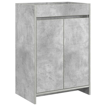 Badrum Under Diskbänk Skåp Betonggrå 56 x 37,5 x 81 cm