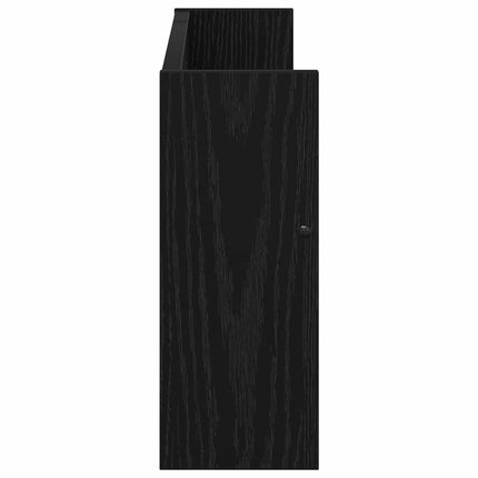 Tidningshylla Svart Ek 60 x 12 x 30 cm Konstruerat trä