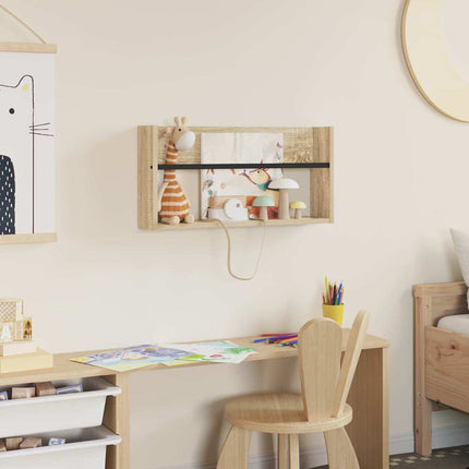 Tidningshylla Sonoma-ek 60 x 12 x 30 cm Konstruerat trä