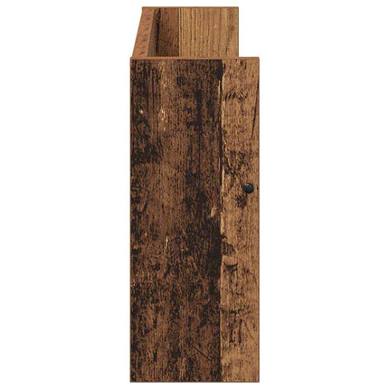 Tidningshylla 2 st Gammalt trä 60 x 12 x 30 cm Konstruerat trä