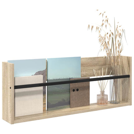 Tidningshylla Sonoma-ek 80 x 12 x 30 cm Konstruerat trä