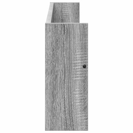 Tidningshylla 2 pcs Grå Sonoma 80 x 12 x 30 cm Konstruerat trä