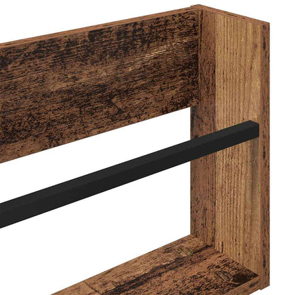 Tidningshylla Gammalt trä 80 x 12 x 30 cm Konstruerat trä