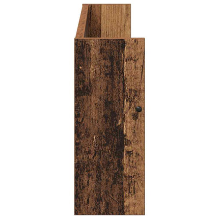 Tidningshylla Gammalt trä 80 x 12 x 30 cm Konstruerat trä