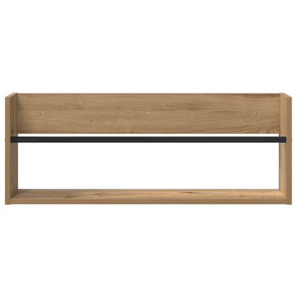 Tidningshylla Artisan Ek 80 x 12 x 30 cm Konstruerat trä