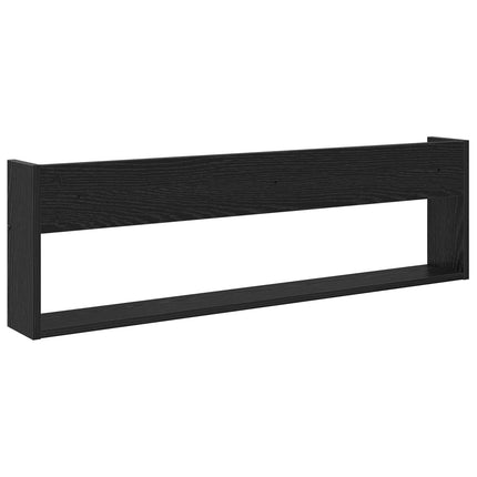 Tidningshylla Svart Ek 100 x 12 x 30 cm Konstruerat trä