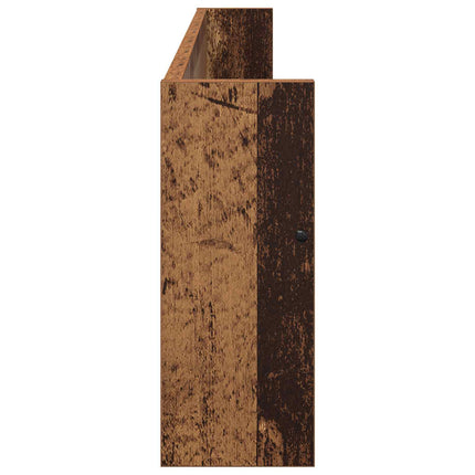 Tidningshylla Gammalt trä 100 x 12 x 30 cm Konstruerat trä