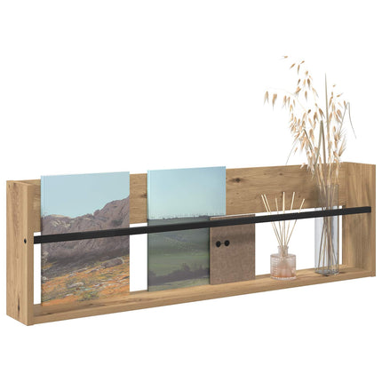 Tidningshylla Artisan Ek 100 x 12 x 30 cm Konstruerat trä