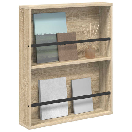 Tidningshylla Sonoma-ek 60 x 12 x 70 cm Konstruerat trä