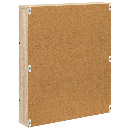 Tidningshylla 2 pcs Sonoma-ek 60 x 12 x 70 cm Konstruerat trä