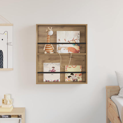 Tidningshylla Artisan Ek 60 x 12 x 70 cm Konstruerat trä
