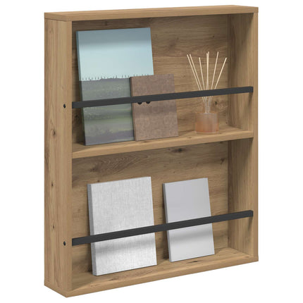 Tidningshylla Artisan Ek 60 x 12 x 70 cm Konstruerat trä