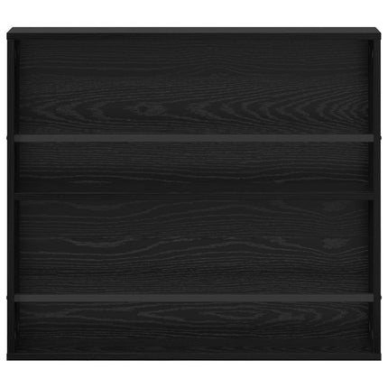 Tidningshylla Svart Ek 80 x 12 x 70 cm Konstruerat trä