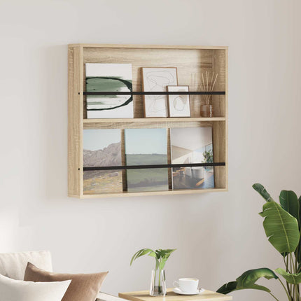 Tidningshylla Sonoma-ek 80 x 12 x 70 cm Konstruerat trä