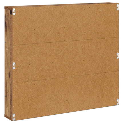 Tidningshylla 2 st Gammalt trä 80 x 12 x 70 cm Konstruerat trä