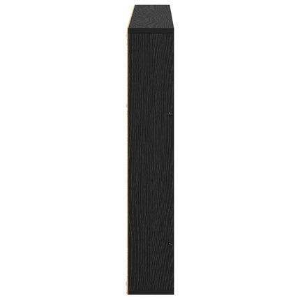 Tidningshylla Svart Ek 100 x 12 x 70 cm Konstruerat trä
