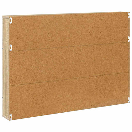 Tidningshylla 2 pcs Sonoma-ek 100 x 12 x 70 cm Konstruerat trä