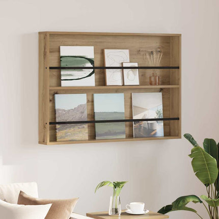 Tidningshylla Artisan Ek 100 x 12 x 70 cm Konstruerat trä