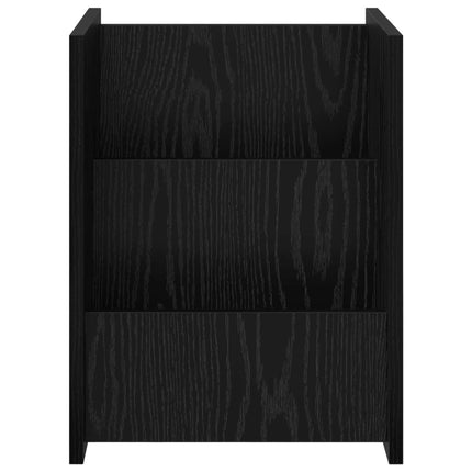 Tidningshylla Svart Ek 35 x 35 x 45 cm Konstruerat trä