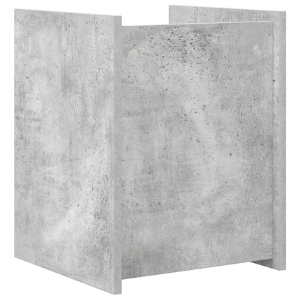 Tidningshylla Betonggrå 35 x 35 x 45 cm Konstruerat trä