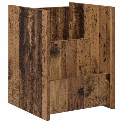 Tidningshylla Gammalt trä 35 x 35 x 45 cm Konstruerat trä