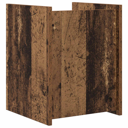 Tidningshylla Gammalt trä 35 x 35 x 45 cm Konstruerat trä