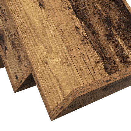 Tidningshylla Gammalt trä 53 x 40 x 28,5 cm Konstruerat trä