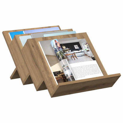 Tidningshylla Artisan Ek 53 x 40 x 28,5 cm Konstruerat trä