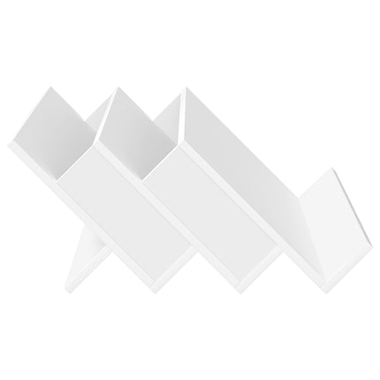 Tidningshylla med hylla Vit 65 x 53 x 28,5 cm Konstruerat trä
