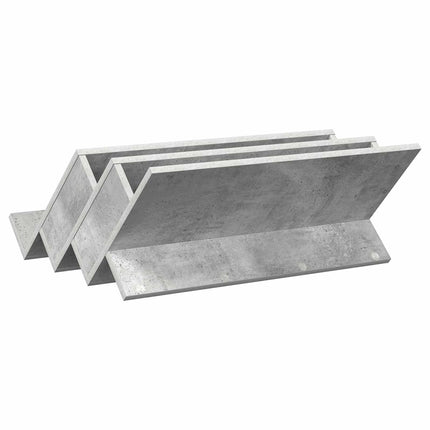 Tidningshylla Betonggrå 65 x 53 x 28,5 cm Konstruerat trä