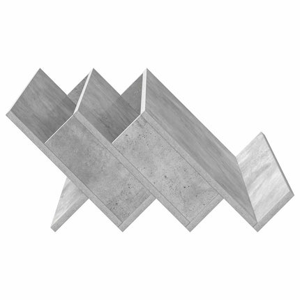 Tidningshylla Betonggrå 65 x 53 x 28,5 cm Konstruerat trä