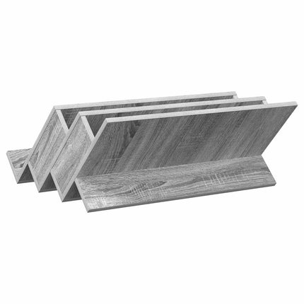 Tidningshylla Grå Sonoma 65 x 53 x 28,5 cm Konstruerat trä