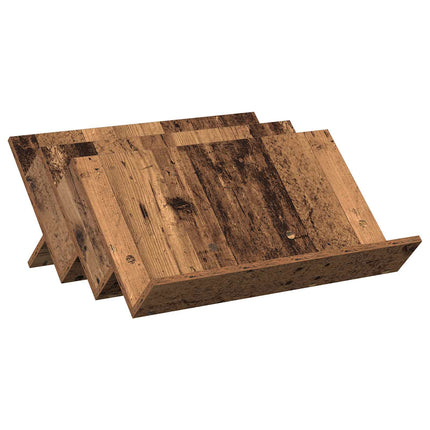 Tidningshylla Gammalt trä 65 x 53 x 28,5 cm Konstruerat trä