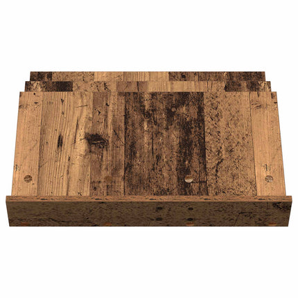 Tidningshylla Gammalt trä 65 x 53 x 28,5 cm Konstruerat trä