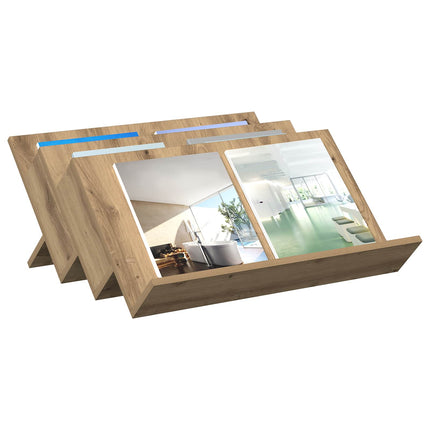Tidningshylla Artisan Ek 65 x 53 x 28,5 cm Konstruerat trä